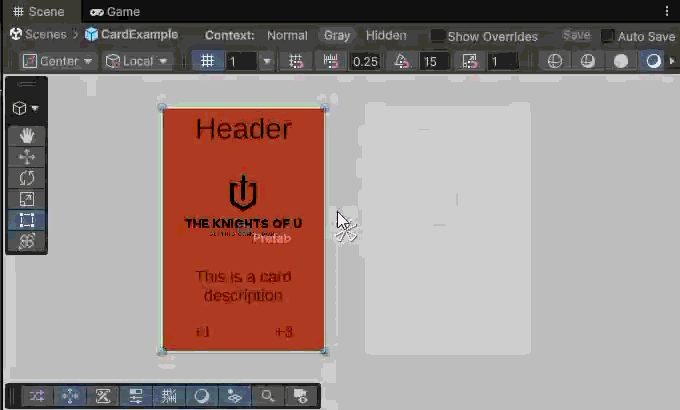 Changing context type while editing a Prefab Asset in Unity Editor