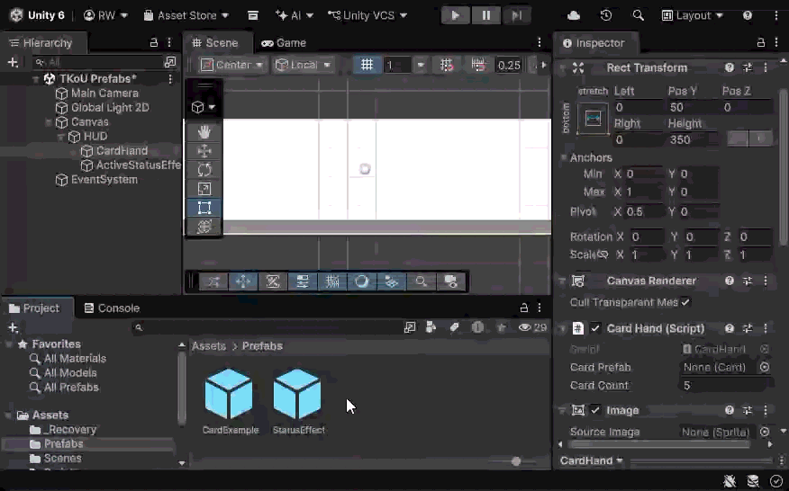 Component Prefab references