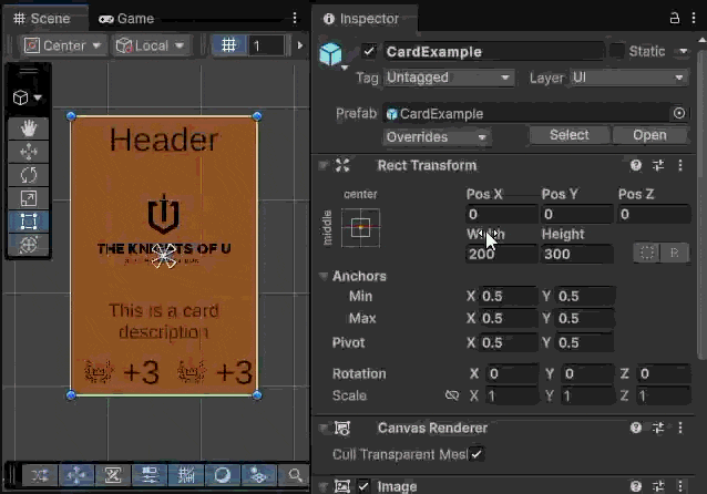 Transform overrides in Unity Engine Prefabs