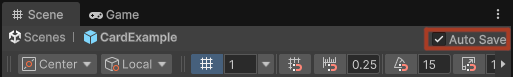 Auto Save option in Prefab Mode in Unity Editor