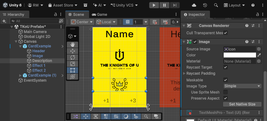 Prefab component overrides in Unity Editor