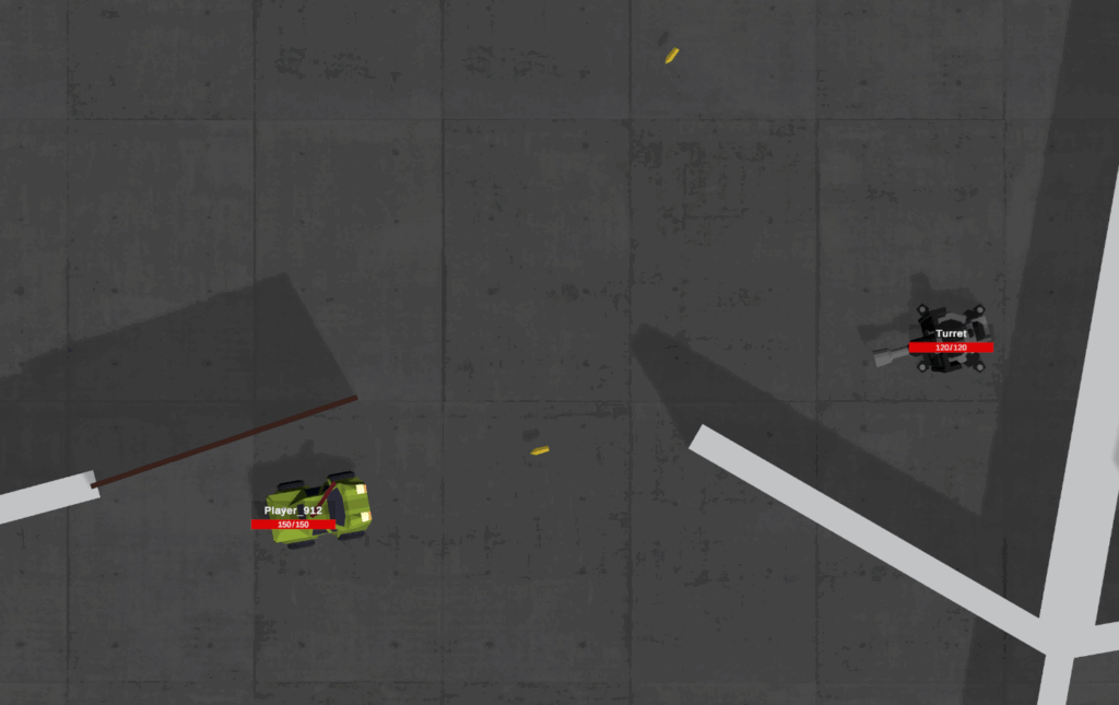 Fusion 2 demo game sample gameplay view.