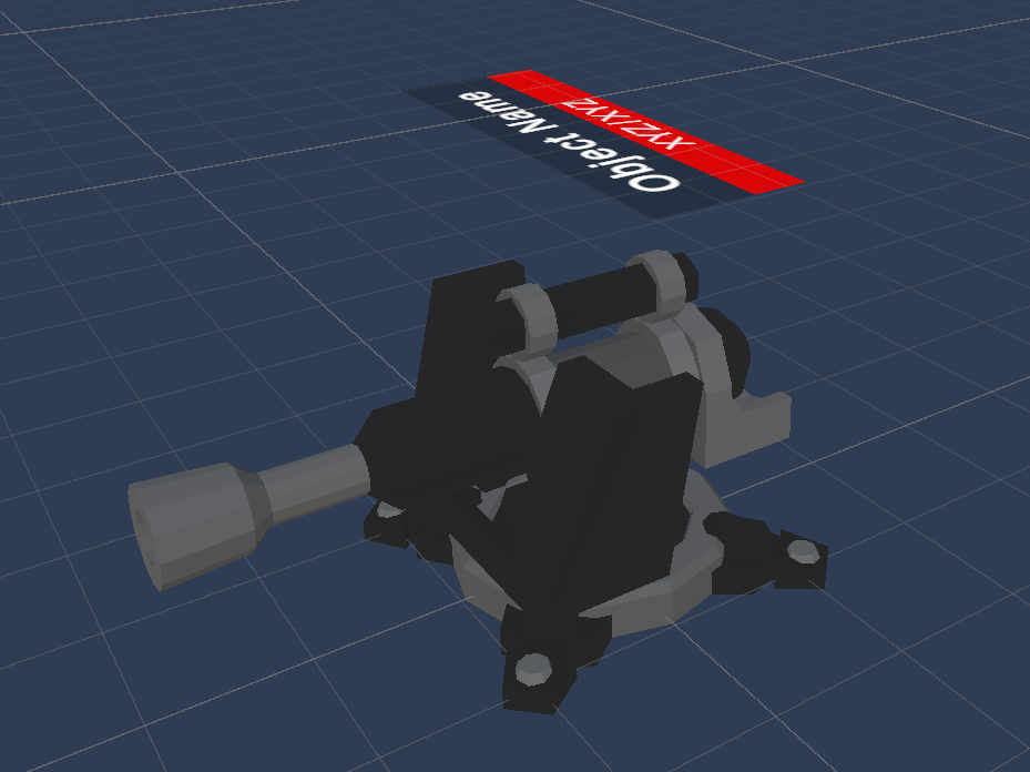 Demo game turret object.